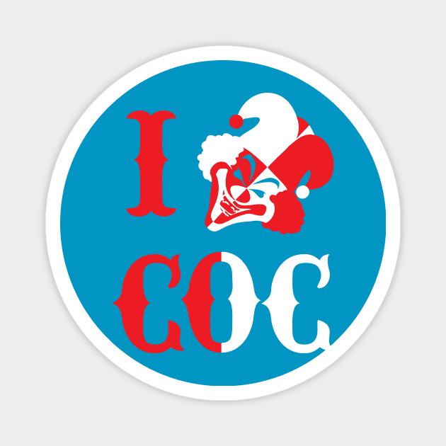 I LOVE CoC Magnet by the17th_juggalo